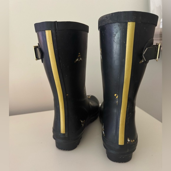 Joules Navy Bee Patterned Rain Boots - Picture 6 of 6